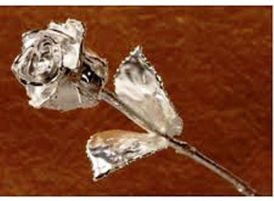 30% OFF on Deepak Traders Silver Rose Artificial Flower