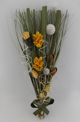 44% OFF on VAC Dried Flower Bunch Multicolor Assorted Artificial Flower