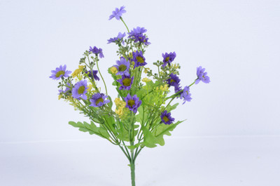 19% OFF on Kusal Mini Daisy Bush 7 Head Blue Assorted Artificial Flower 19% OFF on Kusal Mini Daisy Bush 7 Head Blue Assorted Artificial Flower