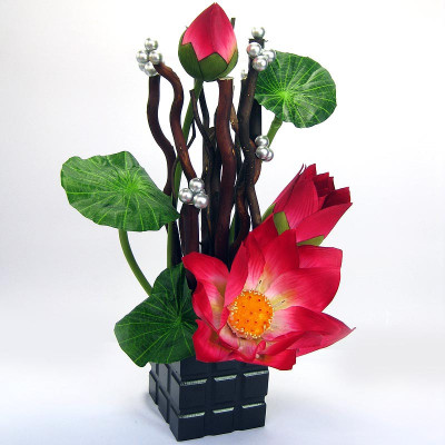 6% OFF on Ginni Bloom Red Assorted Artificial Flower with Pot 6% OFF on Ginni Bloom Red Assorted Artificial Flower with Pot