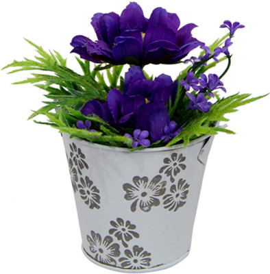 Gifts By Meeta Purple Assorted Artificial Flower with Pot Gifts By Meeta Purple Assorted Artificial Flower with Pot