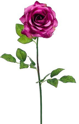 43% OFF on Amiya Garden Purple, Maroon Rose Artificial Flower