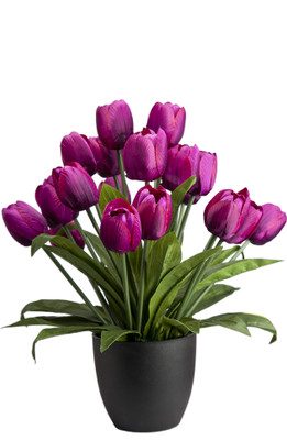 23% OFF on Home Decor Tulip Arrangement Big Purple Assorted Artificial Flower with Pot 23% OFF on Home Decor Tulip Arrangement Big Purple Assorted Artificial Flower with Pot