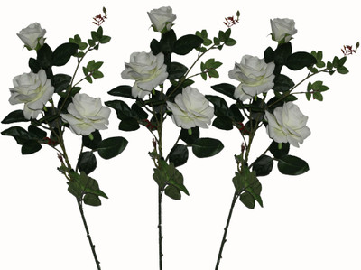 24% OFF on Pollination White Rose Artificial Flower 24% OFF on Pollination White Rose Artificial Flower