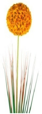 67% OFF on Flowers Forever Single Big Allium Orange Assorted Artificial Flower