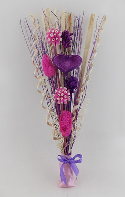 41% OFF on VAC Dried Flower Bunch Multicolor Assorted Artificial Flower