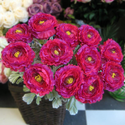 40% OFF on Ginni Bloom Pink Ranunculus Artificial Flower