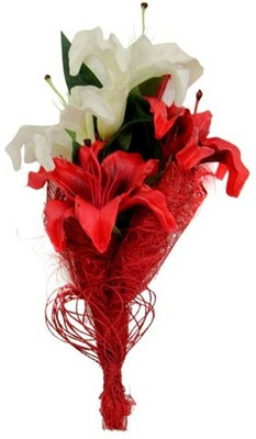 41% OFF on Gifts By Meeta White Rose Artificial Flower