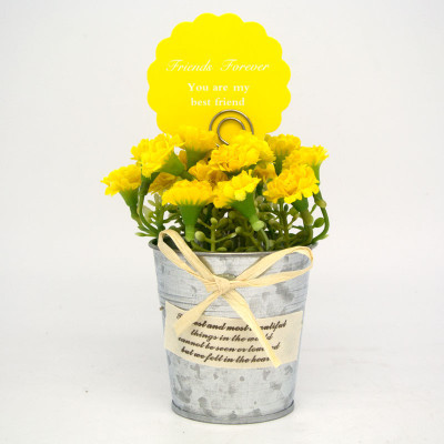 30% OFF on Giftease Urban Chakkar Tin Vase Yellow Rose Artificial Flower with Pot 30% OFF on Giftease Urban Chakkar Tin Vase Yellow Rose Artificial Flower with Pot