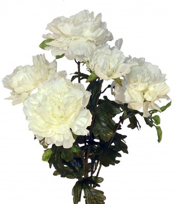 34% OFF on E-Plant White Peony Artificial Flower