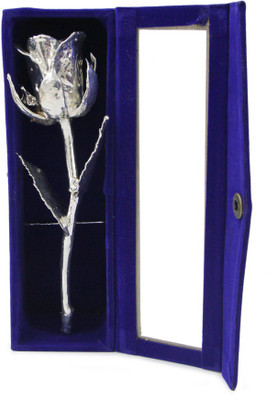 3% OFF on Gifts By Meeta Silver Rose Artificial Flower
