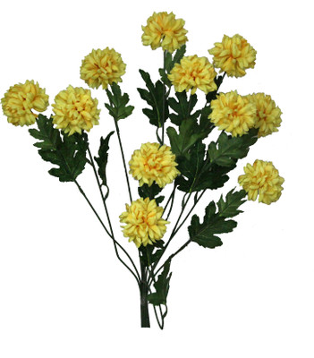 55% OFF on Pollination Ball Mum Yellow Assorted Artificial Flower 55% OFF on Pollination Ball Mum Yellow Assorted Artificial Flower