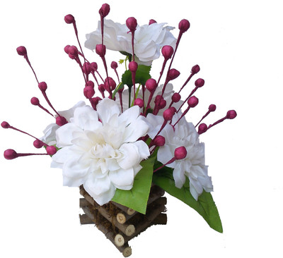 42% OFF on Floral Expressions White Assorted Artificial Flower with Pot 42% OFF on Floral Expressions White Assorted Artificial Flower with Pot