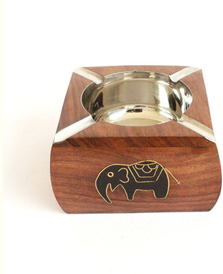 15% OFF on KraftNation Brown Wooden Ashtray 15% OFF on KraftNation Brown Wooden Ashtray