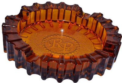 Rocky Patel Luxury Lifestyle Amber Luminoso Brown Glass Ashtray Rocky Patel Luxury Lifestyle Amber Luminoso Brown Glass Ashtray