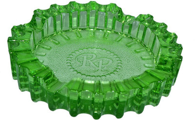 Rocky Patel Luxury Lifestyle Luminoso Green Glass Ashtray Rocky Patel Luxury Lifestyle Luminoso Green Glass Ashtray