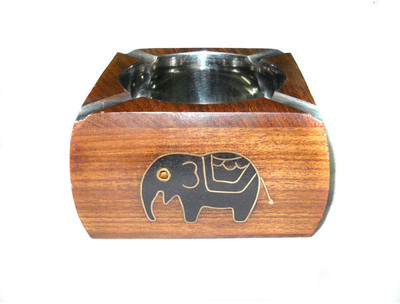 20% OFF on Crafts Paradise Black Elephant Design Multicolor Wooden Ashtray 20% OFF on Crafts Paradise Black Elephant Design Multicolor Wooden Ashtray