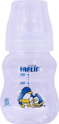 Farlin Wide Neck Feeding Bottle 200cc - Blue - 200 Ml (Blue)