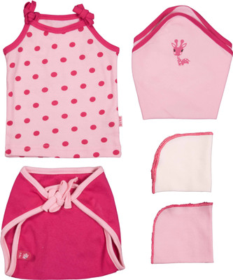 37% OFF on Bio Kid Girl Baby My First Essenstial Gift Wrap - Orchid Pink Combo 37% OFF on Bio Kid Girl Baby My First Essenstial Gift Wrap - Orchid Pink Combo