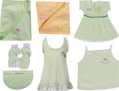 JO kidswear Baby Girls Gift Pack ( 7 Pcs )