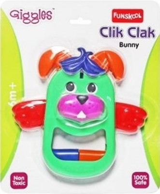 5% OFF on Funskool Click Clack Bunny Rattle 5% OFF on Funskool Click Clack Bunny Rattle