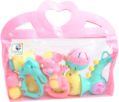 Varka 8pcs Pvc Rattle Varka 8pcs Pvc Rattle