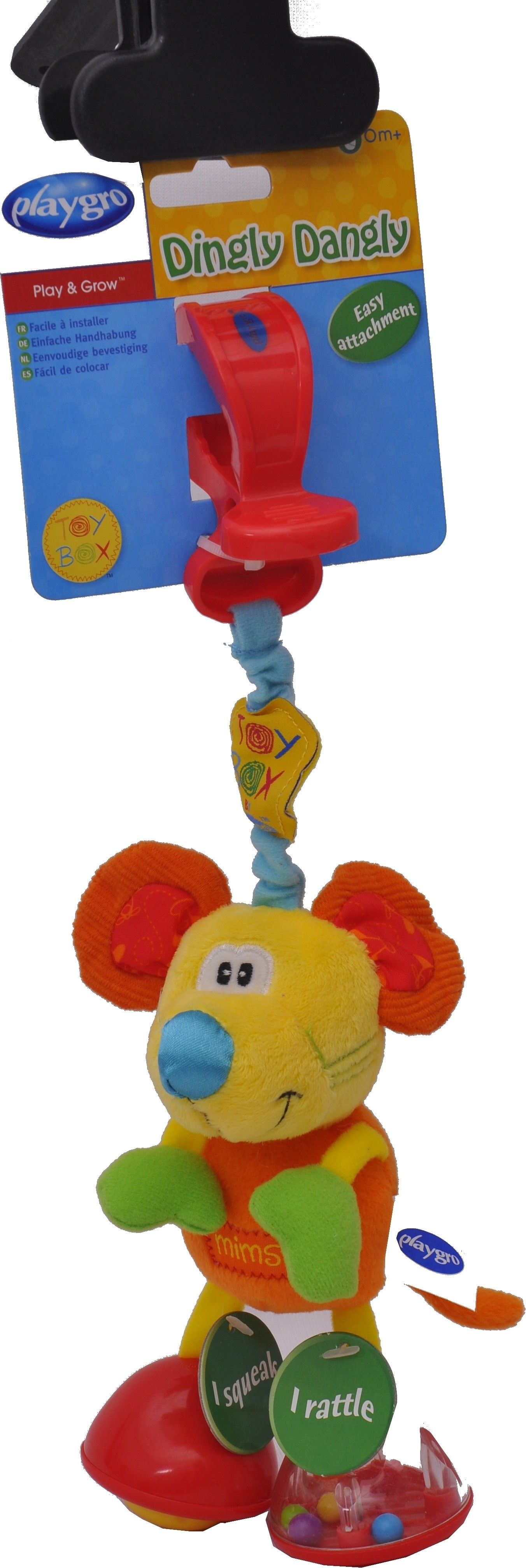 Playgro Toy Box Dingly Dangly Mimsy Rattle Playgro Toy Box Dingly Dangly Mimsy Rattle