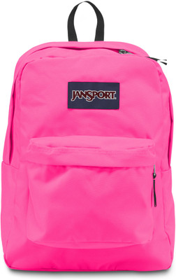 JanSport Superbreak 25 L Backpack Fluorescent Pink, Size - 424.18 JanSport Superbreak 25 L Backpack Fluorescent Pink, Size - 424.18
