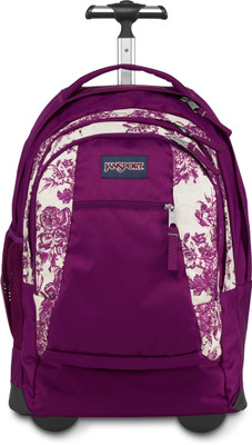 25% OFF on JanSport Driver 8 36 L Trolley Backpack Berrylicious Vintage Floral Canvas, Size - 533.4