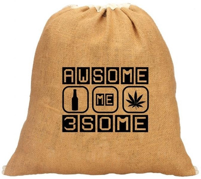 44% OFF on Campus Sutra String Free Size Backpack Gold