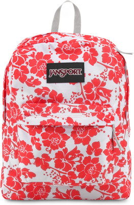 15% OFF on JanSport Superbreak 25 L Backpack Fluorescent Red Floral Fun, Size - 424.18 15% OFF on JanSport Superbreak 25 L Backpack Fluorescent Red Floral Fun, Size - 424.18