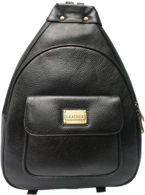 54% OFF on Chanter Beautiful Texture Design Genuine Leather Medium Backpack Black-05, Size - 88