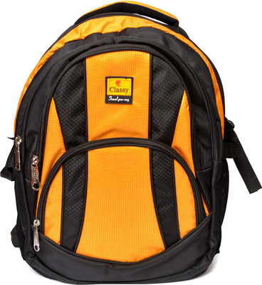 30% OFF on Classy CBL-1290-01-1 20 l Big Backpack Black, Yellow, Size - 46