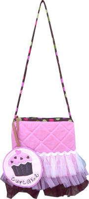 Little Pipal Cupcake Cross Body Tutu Tote Shoulder Bag Pink, 9 inch Little Pipal Cupcake Cross Body Tutu Tote Shoulder Bag Pink, 9 inch