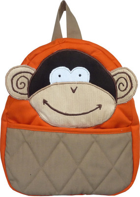 Little Pipal Jungle Collection Monkey Toddler Orange Backpack Orange, 11 inch Little Pipal Jungle Collection Monkey Toddler Orange Backpack Orange, 11 inch