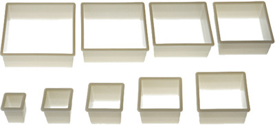 Silikomart Nylon 04 Regular Square Pastry Cutter Pack of 9 Silikomart Nylon 04 Regular Square Pastry Cutter Pack of 9