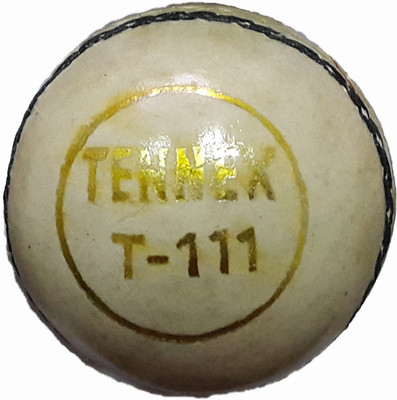 Tennex Leather T-111 White Cricket Ball - Size: Standard, Diameter: 7 cm Tennex Leather T-111 White Cricket Ball - Size: Standard, Diameter: 7 cm