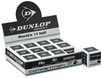 Dunlop Single Dot Squash Ball Squash Ball - Size: 40, Diameter: 40 mm Dunlop Single Dot Squash Ball Squash Ball - Size: 40, Diameter: 40 mm