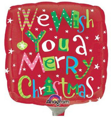 Anagram We Wish You A Merry Christmas Printed Balloon Anagram We Wish You A Merry Christmas Printed Balloon