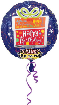 Anagram Happy Birthday Present Jumbo Sing A Tune Printed Balloon Anagram Happy Birthday Present Jumbo Sing A Tune Printed Balloon