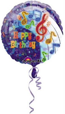 14% OFF on Anagram Party Tunes Birthday Prismatic 18