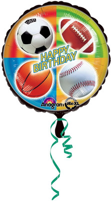 10% OFF on Anagram Championship Sport Birthday 18 inches Printed Balloon