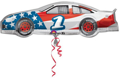 2% OFF on Anagram Racing Car Printed Balloon 2% OFF on Anagram Racing Car Printed Balloon
