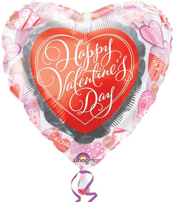 2% OFF on Anagram Happy Valentind day pink Heart SS Printed Balloon 2% OFF on Anagram Happy Valentind day pink Heart SS Printed Balloon