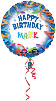6% OFF on Anagram Happy Birthday Streamers Personalized Printed Balloon 6% OFF on Anagram Happy Birthday Streamers Personalized Printed Balloon