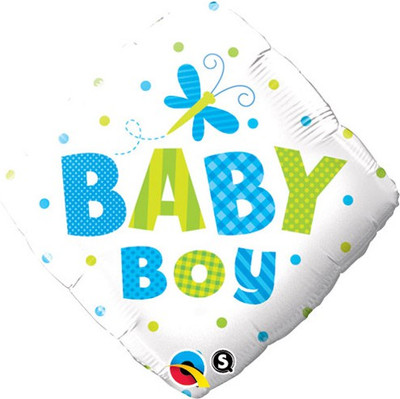 14% OFF on Qualatex Baby Boy Dots & Dragonfly Printed Balloon 14% OFF on Qualatex Baby Boy Dots & Dragonfly Printed Balloon