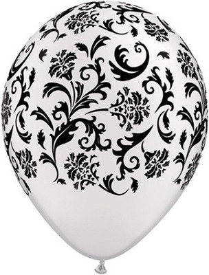 7% OFF on Qualatex Damask Print-Assorted Printed Balloon