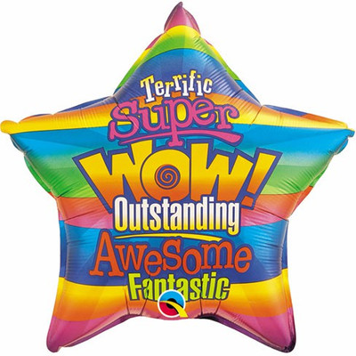 15% OFF on Qualatex Super,Wow,Outstanding,Awesome Printed Balloon 15% OFF on Qualatex Super,Wow,Outstanding,Awesome Printed Balloon