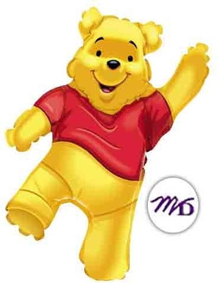 1% OFF on Fusion Balloons Pooh Full Body (9 to 14 inch) Printed Balloon