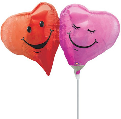 9% OFF on Anagram double heart smile Printed Balloon 9% OFF on Anagram double heart smile Printed Balloon